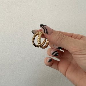 MEJURI charlotte hoops large